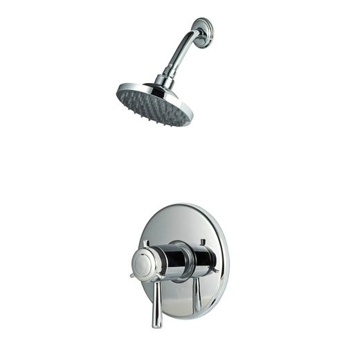 Main product image of Thermostatic Shower Trim Package w/ Rain Shower Head , LG89-7TUC (Polished Chrome)