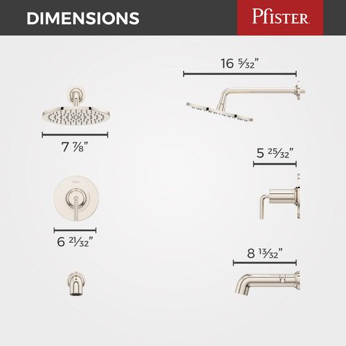 Main product image of Tenet 1-Handle Tub & Shower Trim , LG89-8TNTD (Polished Nickel)