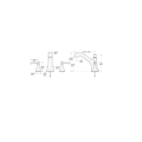 Main product image of Arterra 2-Handle Roman Tub Trim , RT6-5DEK (Brushed Nickel)