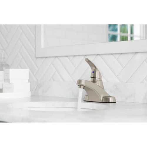 Main product image of Pfirst 1-Handle 4" Centerset Bathroom Faucet , LG142-800K (Brushed Nickel)