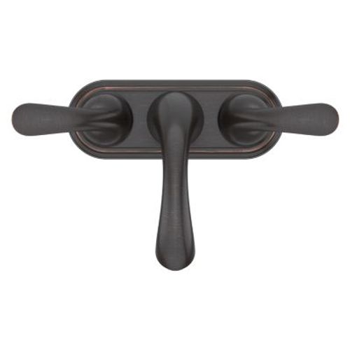 Main product image of Pfirst 2-Handle 4" Centerset Bathroom Faucet, Metal Lever Handles , LG148-700Y (Tuscan Bronze)