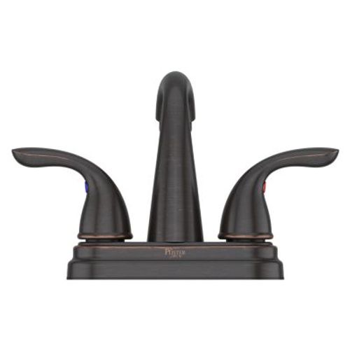 Main product image of Pfirst 2-Handle 4" Centerset Bathroom Faucet, Metal Lever Handles , LG148-700Y (Tuscan Bronze)