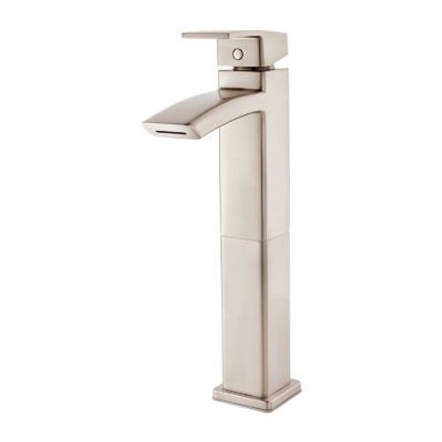 Main product image of Kenzo Single Control Vessel Bathroom Faucet (Brushed Nickel), LG40-DF1K