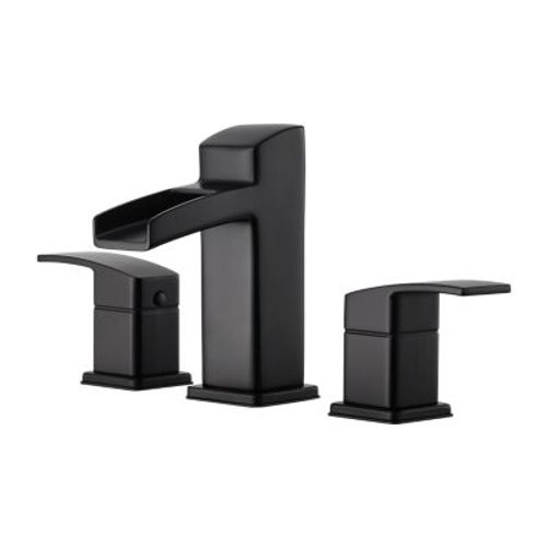 Main product image of Kenzo 2-Handle 8" Widespread Bathroom Faucet (Matte Black), LG49-DF0B