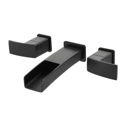 Main product image of Kenzo 2-Handle Wall Mount Bathroom Faucet (Black), LG49-DF1B