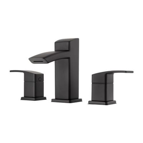 Main product image of Kenzo 2-Handle 8" Widespread Bathroom Faucet (Matte Black), LG49-DF2B