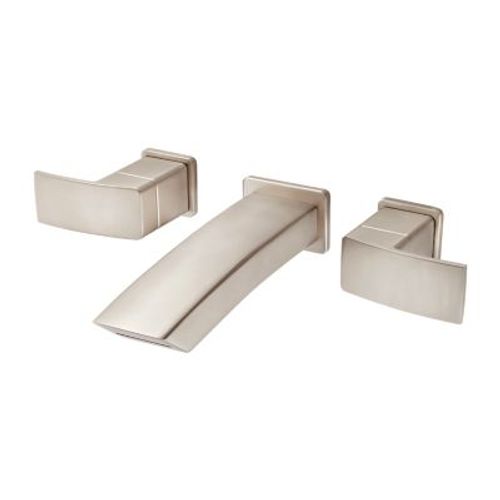 Main product image of Kenzo 2-Handle 8" Wall Mount Bathroom Faucet (Brushed Nickel), LG49-DF3K