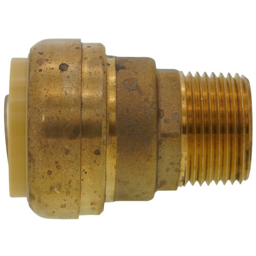 Lot De 10 Adaptateurs Filetés 1/2" Push Fit (Rapid) X 3/4" Mâle NPT - Laiton Sans Plomb - XFITTING