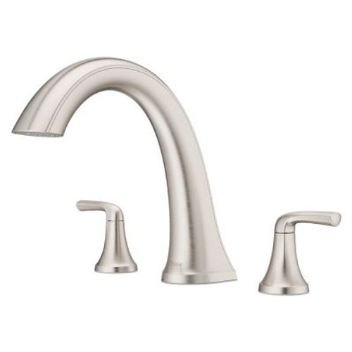 Main product image of McAllen 2-Handle Roman Tub Trim in Spot Defense (Brushed Nickel), RT6-5MCAGS