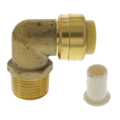 Main product image of 1/2" Push Fit x MNPT 90° Elbow (Lead Free)