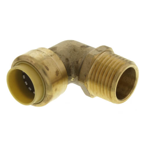 Main product image of 1/2" Push Fit x MNPT 90° Elbow (Lead Free)