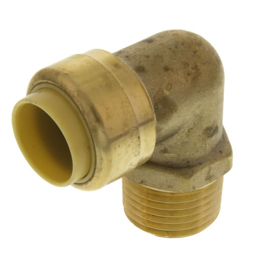 Main product image of 1/2" Push Fit x MNPT 90° Elbow (Lead Free)
