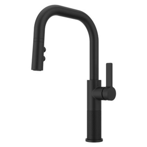 Main product image of Montay 1-Handle Pull-Down Kitchen Faucet (Matte Black), GT-529-MTB