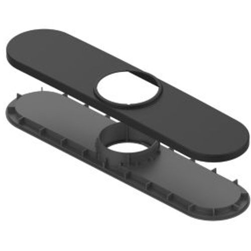 Main product image of Raya or Neera Pulldown Kitchen Faucet Deckplate (Matte Black), 961-201B