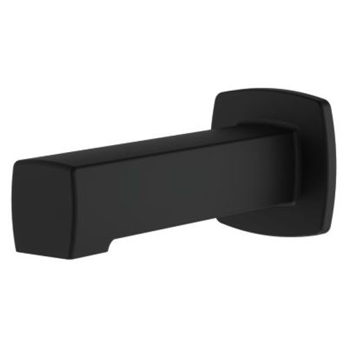 Main product image of Squared Non-Diverting Tub Spout (Matte Black) , 920-247B