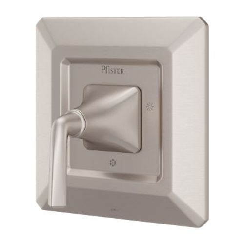 Pfister R891LPK Arkitek Single Handle Valve Only Tri, Brushed Nickel