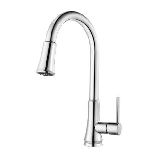 Main product image of Pfirst Series 1-Handle Pull-Down Kitchen Faucet (Polished Chrome), G529-PF2C
