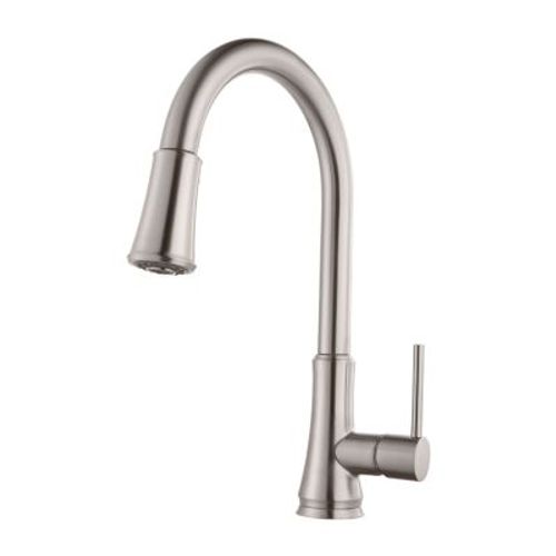 Main product image of Pfirst Series 1-Handle Pull-Down Kitchen Faucet (Stainless Steel), G529-PF2S