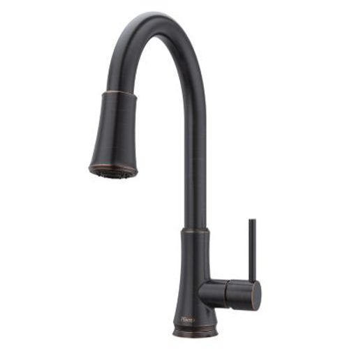 Main product image of Pfirst Series 1-Handle Pull-Down Kitchen Faucet (Tuscan Bronze), G529-PF2Y