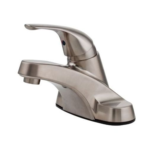 Main product image of Pfirst Series Single Control Centerset Bathroom Faucet (Brushed Nickel), LJ142-800K