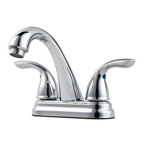 Main product image of Pfirst Series 2-Handle 4" Centerset Bathroom Faucet (Polished Chrome), LJ148-700C