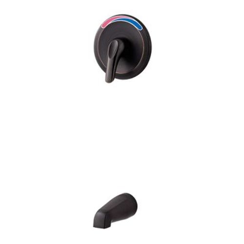 Main product image of Pfirst Series 1-Handle Tub Trim (Tuscan Bronze), R89-010Y