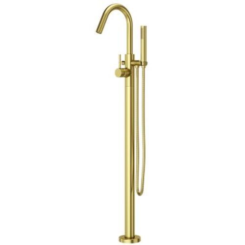 Main product image of Modern Free Standing Tub Filler (Brushed Gold), LG6-1MFBG