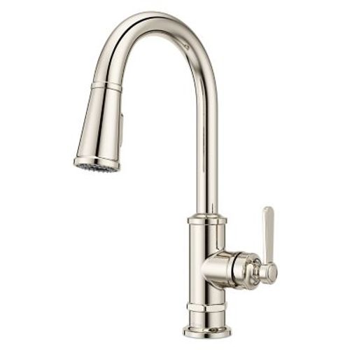 Main product image of Port Haven 1-Handle Pull-Down Kitchen Faucet (Polished Nickel), GT529-TDD