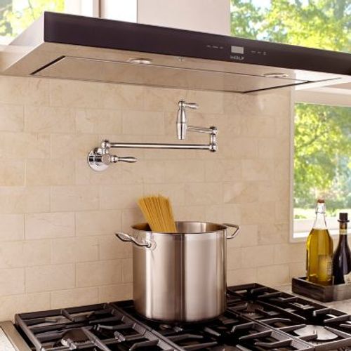 Main product image of Port Haven Pot Filler Faucet (Polished Chrome), GT533-TDC