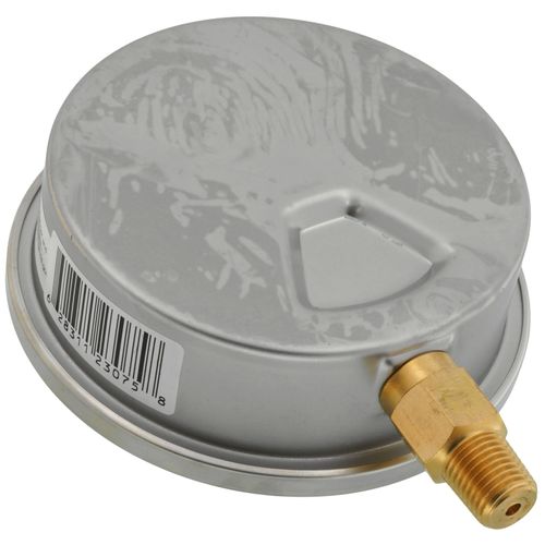 Main product image of 4" Stainless Steel Dual Scale Liquid Filled Gauge, 1/4" Bottom (0-30 PSI)