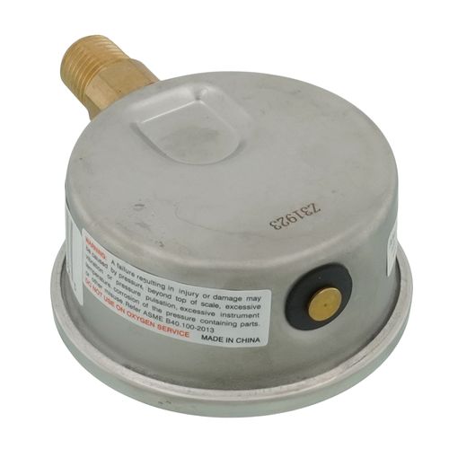 Main product image of 2-1/2" Stainless Steel Liquid Filled Gauge, 1/4" Bottom NPT w/ Brass Internals (30" Hg Vac/kPa)