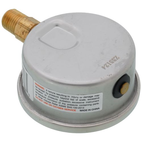 Main product image of 2-1/2" Stainless Steel Liquid Filled Gauge, 1/4" Bottom NPT w/ Brass Internals (0-30 PSI)