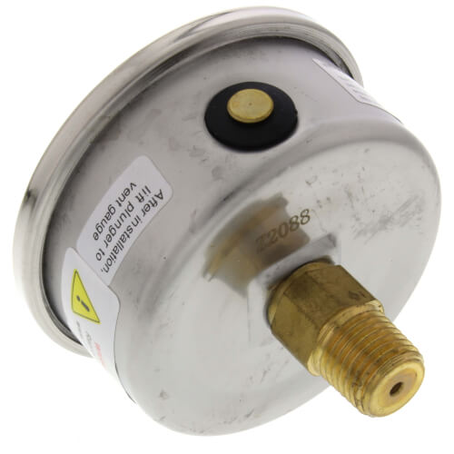 Main product image of 2-1/2" Stainless Steel Liquid Filled Gauge, 1/4" Back NPT w/ Brass Internals (0-300 PSI)
