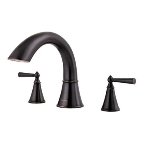 Main product image of Saxton 2-Handle Complete Roman Tub Trim (Tuscan Bronze), RT6-5GLY