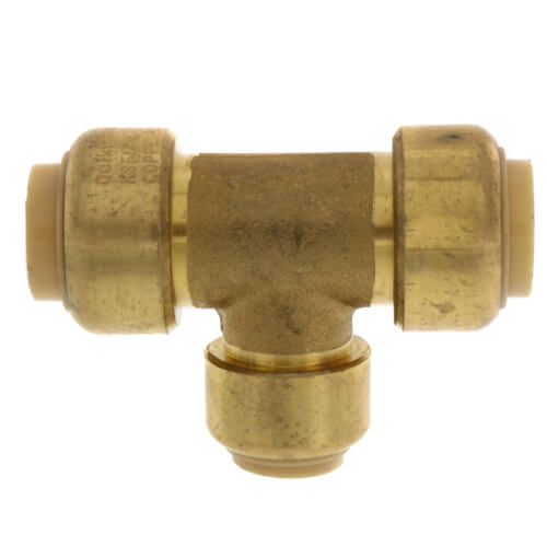 Main product image of 1/2" x 1/2" x 3/8" Push Fit Reducing Tee (Lead Free)