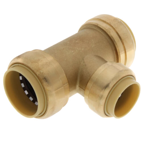 Main product image of 1" x 1" x 3/4" Push Fit Reducing Tee (Lead Free)