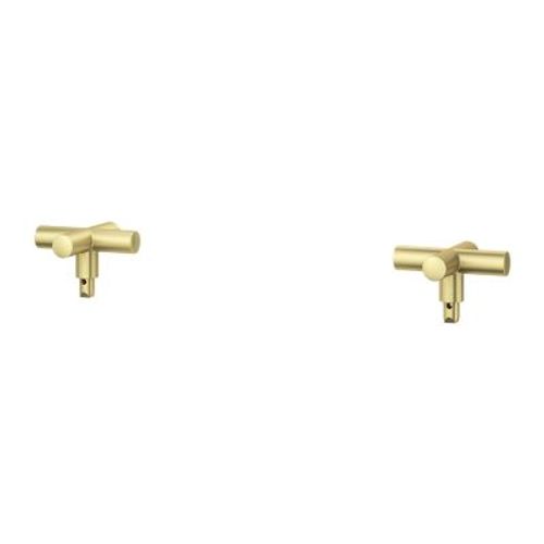 Main product image of Tenet 2-Handle Cross handle Kit (Brushed Gold), HHL-049TNTBG