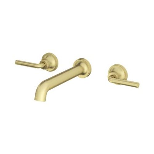 Main product image of Tenet 2-Handle Wallmount Widespread Bathroom Faucet (Brushed Gold), LG49-TNT2BG