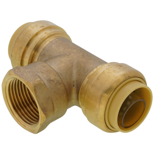 Main product image of 3/4" Push Fit x 3/4" Push Fit x 3/4" Female Tee (Lead Free)