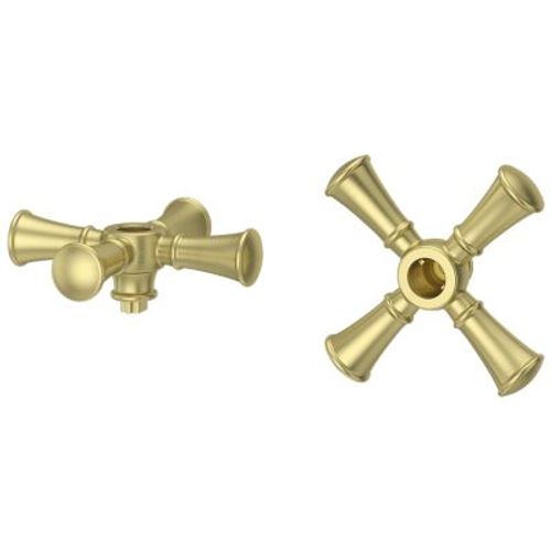 Main product image of Tisbury Optional Cross Handle - Widespread (Brushed Gold), HHL-049TBBG