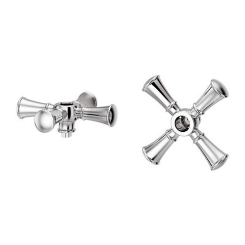 Main product image of Tisbury 2-Handle Cross Handle Kit (Polished Chrome), HHL-049TBC