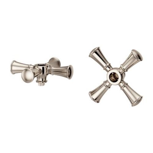 Main product image of Tisbury 2-Handle Cross Handle Kit (Polished Nickel), HHL-049TBD