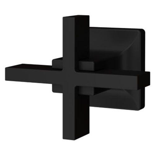 Main product image of Verve Cross Robe Hook (Matte Black), BRH-VRV2B