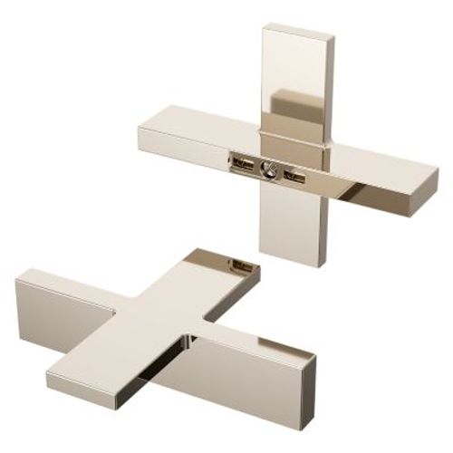 Main product image of Verve Cross Handle Kit for Widespread, Roman Tub and Thermostatic Shower (Polished Nickel), HHL-VRVXD