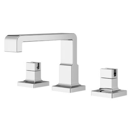 Main product image of Verve 2-Handle 8" - 15" Widespread Bathroom Faucet without Handles with Ribbon Spout (Polished Chrome), LG49-VRV1C