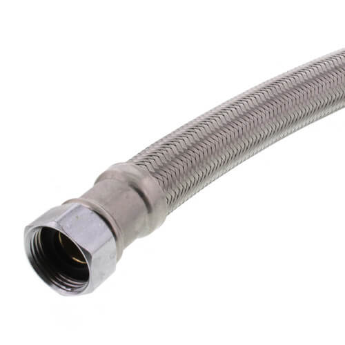 10-Pack XFITTING 3/4" Push-Fit Flexible Water Heater Hoses – 18" Long, 3/4 FIP Ends