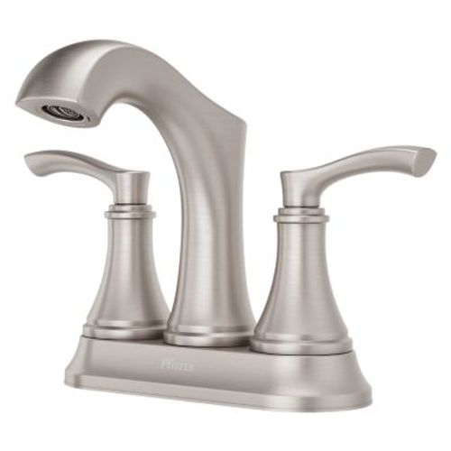 Main product image of Woodbury 2-Handle 4" Centerset Bathroom Faucet in Spot Defense (Brushed Nickel), LG48-WD0GS