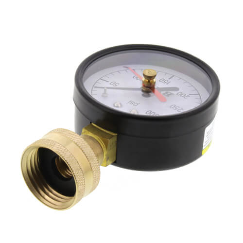 Main product image of Water Test Gauge, 3/4" Hose Thread (0 - 300 PSI)