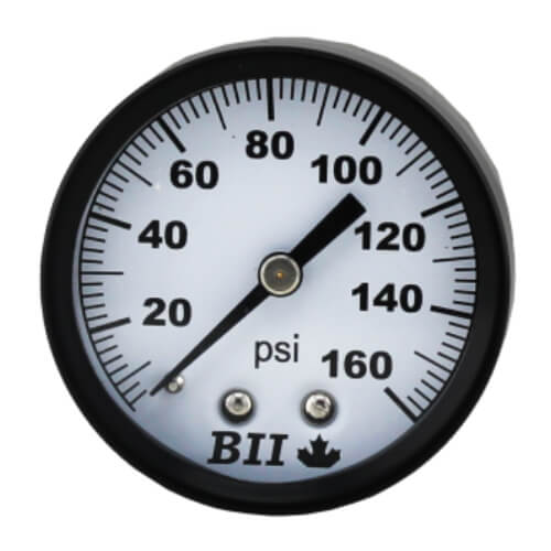 Main product image of 2" Dial Pressure Gauge w/ Center Back Mount (0-60 psi)