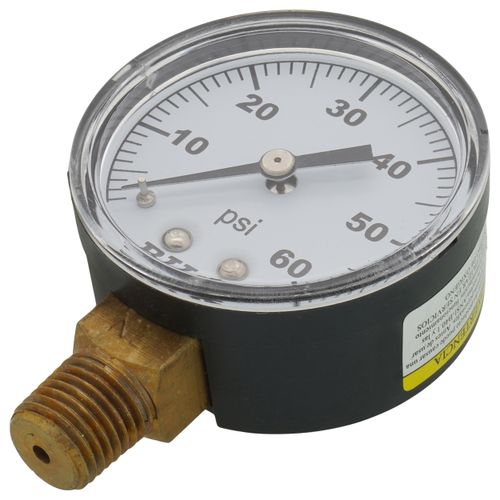 Main product image of 2" Lower Mount Pressure Gauge, ABS Brass Dry (0-60 psi)